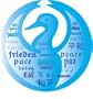 Peace Dove Auto Glass Sticker