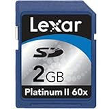 Lexar Platinum II - 2 GB 60x SD Flash Memory Card SD2GB-60-709