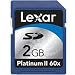 Lexar Platinum II - 2 GB 60x SD Flash Memory Card SD2GB-60-709