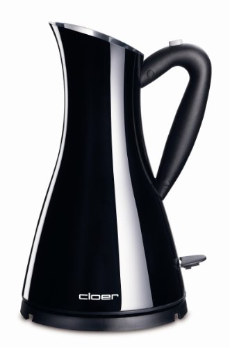 "Cloer 4404NA 1.0 Liter/Quart Mona Series Cordless Kettle, Stainless Steel/Black Lacquer" "Cloer 4404NA 1.0 Liter/Quart Mona Series Cordless Kettle, Stainless Steel/Black Lacquer"