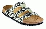 Papillio slippers Florida from Birko-Flor in Panther Pattern Grey with a narrow insole size 38.0 N EU