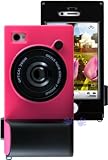 HHI iPhone 4 and 4S Camera Case - Pink (Make Your iPhone 4/4S Look like A Real Digital Camera) (Package include a HandHelditems Sketch Stylus Pen)
