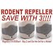 Ultrasonic Rodent Repeller 3 Pack. Repels Rodents, Rats and Mice