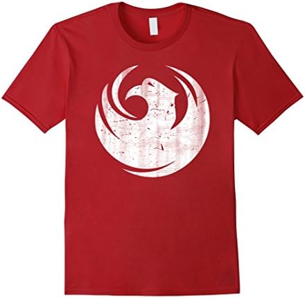 Men's Vintage Grunge Flag of Phoenix Arizona Travel Shirt Medium Cranberry