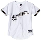 MLB Men's New York Yankees Babe Ruth Cooperstown RC Synthetic Replica Jersey,White, Small