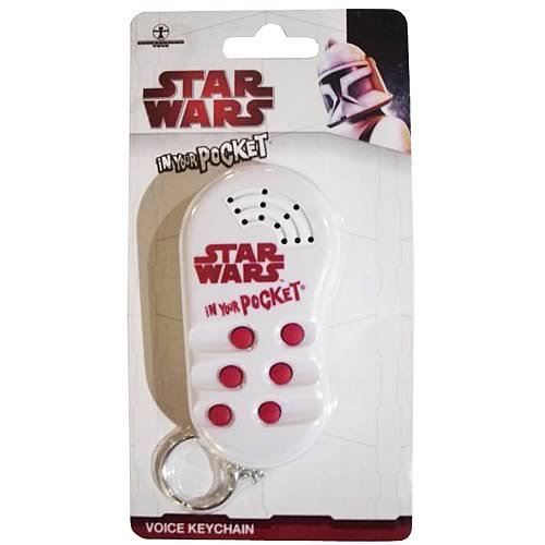410FimV6X0L Star Wars in Your Pocket Talking Key Chain (White Version)