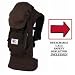 Ergo Baby BC9ODCK Organic Dark Chocolate Baby Carrier with Kona Lining And LED Safety Reflector Light