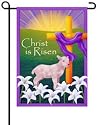 Christ is Risen Easter Garden Flag