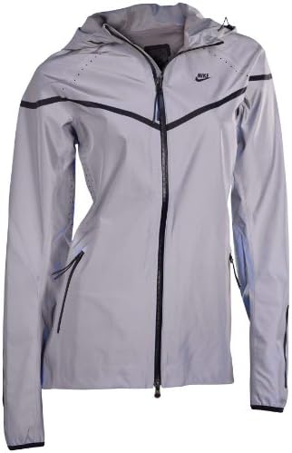 Nike Women's 21st. C Windrunner Running Jacket-Gray-Medium