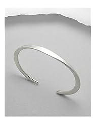 Cuff Bracelet In 92.5 Sterling Silver