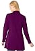 Women's Plus Size Pleated Button-Front Tunic