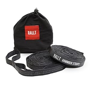 Hammock Tree Straps (Set of 2) - Fast & Easy Setup, Super Strength, No Stretch, Fits All Hammocks