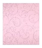 York Wallcoverings Disney Kids DK5967 Perfect Princess Scroll Wallpaper, Pink with Glitter