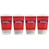 NCAA Ole Miss Rebels 16oz Plastic Tumbler Set
