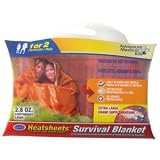 Adventure Medical Heatsheets Emergency Blanket Bright Orange, 56x84