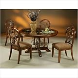 Carmel 5 Piece Dining Set in Cosmo Sepia