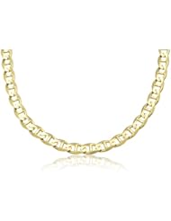 14K Solid Yellow Gold Mariner Link Chain / Necklace 8mm Wide 30" inch Long - Weighing 72.3 Gr.
