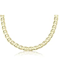 14K Solid Yellow Gold Mariner Link Chain / Necklace 8mm Wide 26" inch Long - Weighing 62.7 Gr.