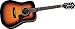 Guild Gad-50 Acoustic Design Series Dreadnought Guitar With Case, Antique Burst