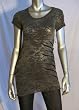 Lexy Charms Couture Black Burnout Tee w/ Black Zebra