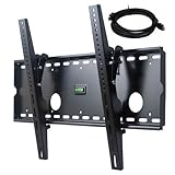 VideoSecu Black Tilt Wall Mount Bracket for Pioneer 42' HDTV Plasma/LCD TV with Free 7ft HDMI Cable