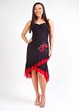 d055 Sexy Salsa Tango Hem Dance Dress