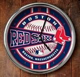 Boston Red Sox Chrome Clock