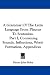 Books : A Grammar Of The Latin Language From Plautus To Seutonius: Part I, Containing Sounds, Inflections, Word-Formation, Appendices