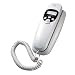 GE Corded Slimline 29263GE1 Phone with Caller ID - White