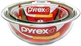 Corelle #6001001 3PC Pyrex Mixing Bowl by WORLD KITCHEN-PYREX/CORELLE