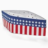 Dozen Red, White & Blue Paper Bus Boy Hats