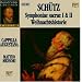 Sch�tz: Symphoniae sacrae u. Weihnachtshistorie Vol.1