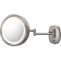 Kimball & Young 5X Mag. 25-Watt Double-Arm Wall Mirror - Bronze Nickel