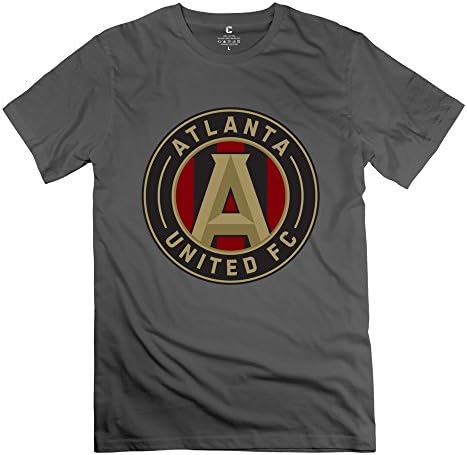 Roshow Men's Atlanta United FC 2015 New Badge Logo Tee Shirts