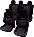 Produkt-Bild: Cartrend 60122 Sitzbezug Komplett-Set "Active", Silber, mit Dokunaht