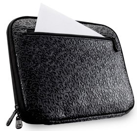 Slappa SL-NSV-122 10-Inch Lady Damask Netbook Sleeve (Black/Black