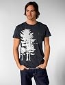 Loomstate Jeans Fir Real Crew Neck T-Shirt in Winter Night