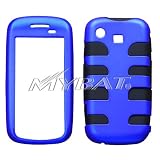 SAMSUNG: A877 (Impression) , Titanium Dr Blue/Black Fishbone Phone Protector Cover