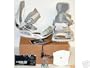New 2005 Option Contact FR/ FS Snowboard Binding Med/ LG White