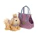 shih tzu - Battat Pucci Shih-Tzu Pup and Purple Star Carrying Bag