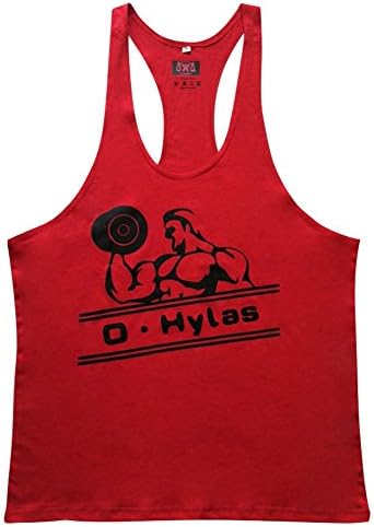 O Hylas 2015 Sport Tops Cotton Gym Vest Sleeveless Singlet Fitness Tank Top Men Bodybuilding Stringer