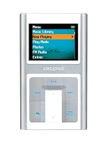 Creative Zen Sleek Photo 20 GB Multimedia Player (Aluminum/White)