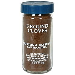 Morton & Bassett Ground Cloves, 2-Ounce Jars (Pack of 3)