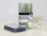 RITEK Ridata 100 Cd Business Card 24x Cd-r 50mb Shiny Silver / Vinyl Sleeves / Plus Free Cd Labels