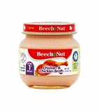 Beech-Nut Chicken and Broth  Stage 1, 2.5 Ounce Jars (Pack of 12)