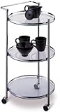 IMAGE OF Circular - Serving Cart (Chrome) (15.25