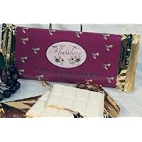Huckleberry White Chocolate Candy Bar, 4oz