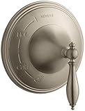 KOHLER K-T309-4M-BV Finial Traditional Rite-Temp Pressure-Balancing Valve Trim, Vibrant Brushed Bron
