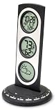 Bedol Three Tier World Time Combo Station/Black