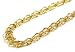 14k Yellow Gold 5mm Double-Link Charm Bracelet, 7.25